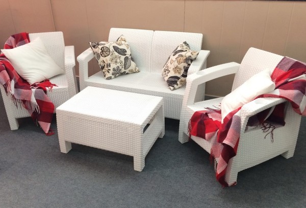 Комплект Yalta Terrace Set белый купить в Николаевске-на-Амуре