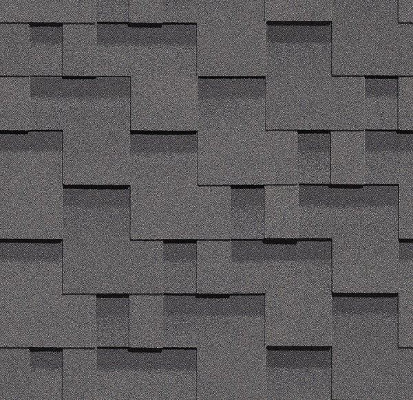 Гибкая черепица Docke, коллекция Тетрис – Серый купить в Николаевске-на-Амуре