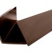 Уголок ДПК для сайдинга 70x70x3000мм Коричневый купить в Николаевске-на-Амуре