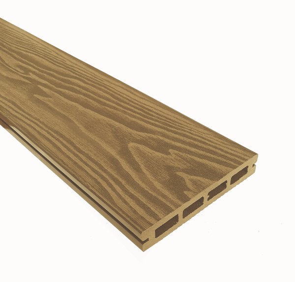 Террасная доска из ДПК Terrapol Смарт 3D Пустотелая с пазом Дуб Севилья купить в Николаевске-на-Амуре