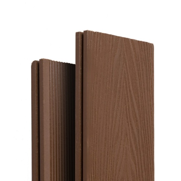 Террасная доска Ecodecking Экстра 3D полнотелая Шоколад купить в Николаевске-на-Амуре