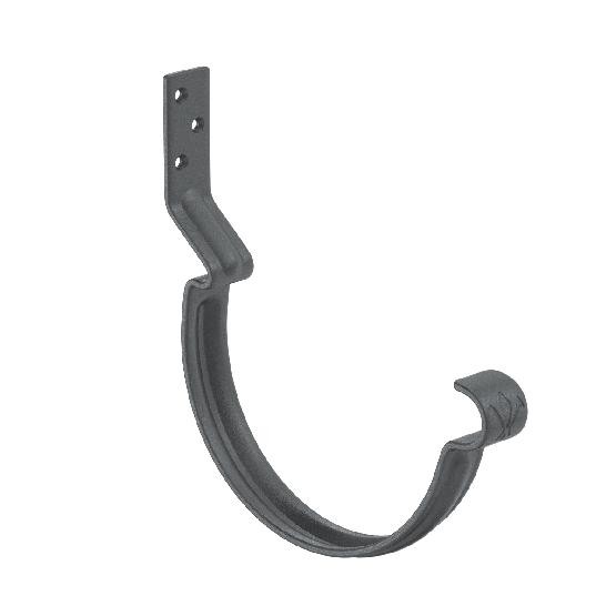 Водосток Aquasistem, Система 125/90 - Крюк крепления желоба короткий RR 23 Маренго matt купить в Николаевске-на-Амуре