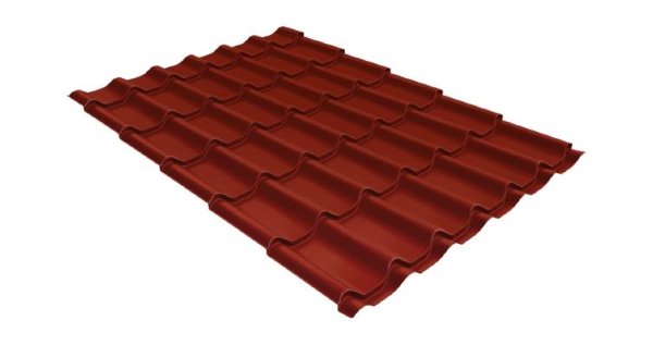 Металлочерепица классик 0,5 Satin RAL 3009 оксидно-красный купить в Николаевске-на-Амуре