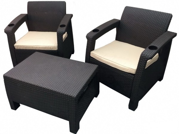 Комплект Yalta Balcony Set венге купить в Николаевске-на-Амуре