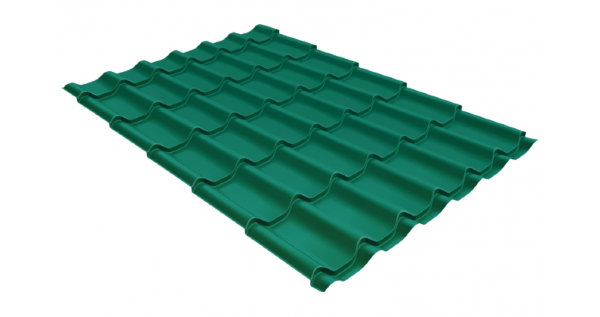 Металлочерепица классик 0,5 Satin RAL 5021 купить в Николаевске-на-Амуре