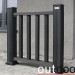 Ограждение из ДПК Outdoor Классик 3D STORM чёрный купить в Николаевске-на-Амуре