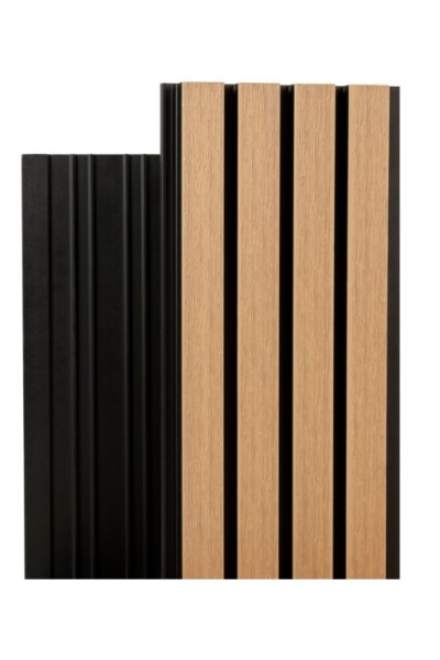 Фасадная реечная панель Ecodecking Скай коэкструзия 200х20х3000 Бук купить в Николаевске-на-Амуре