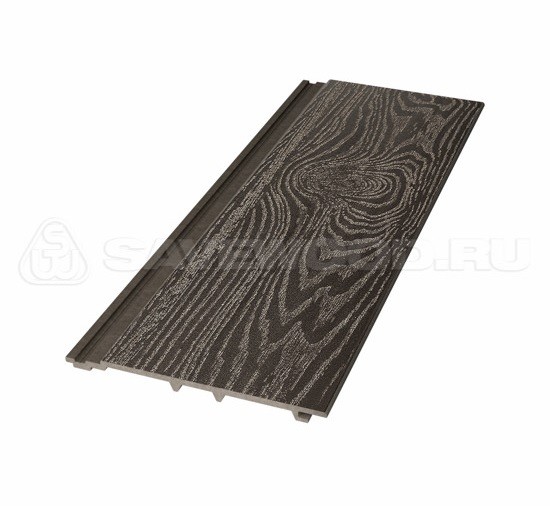 Сайдинг из дпк savewood sw-cedrus тангенциальный распил темно-коричневый купить в Николаевске-на-Амуре