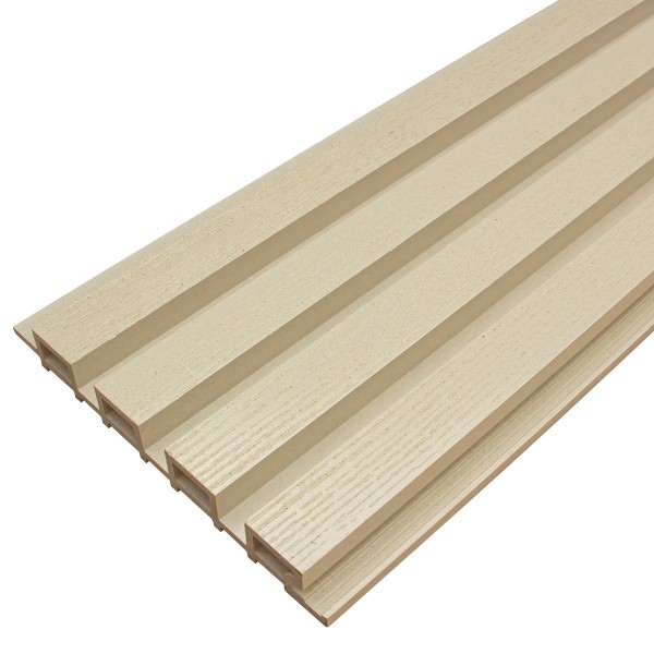 Фасадная доска из ДПК Faynag Wood Рейка Слоновая кость купить в Николаевске-на-Амуре