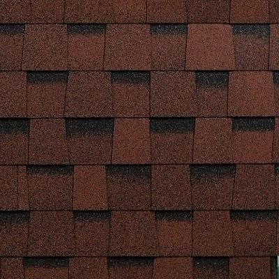 Двухслойная ламинированная черепица Shinglas, серия Фазенда – Красный купить в Николаевске-на-Амуре