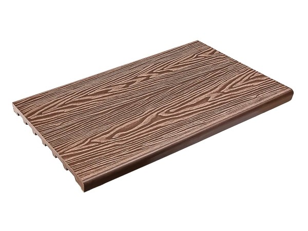 Ступень полнотелая из ДПК Deckart Step 3D Махагон купить в Николаевске-на-Амуре