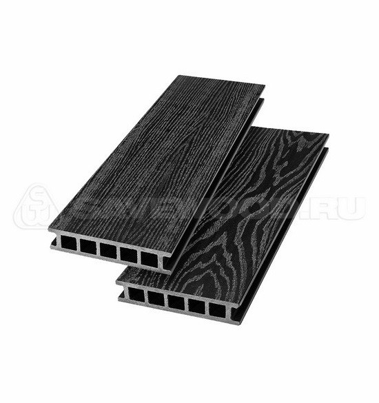 Террасная доска из ДПК SW-Fagus «SaveWood» черный купить в Николаевске-на-Амуре