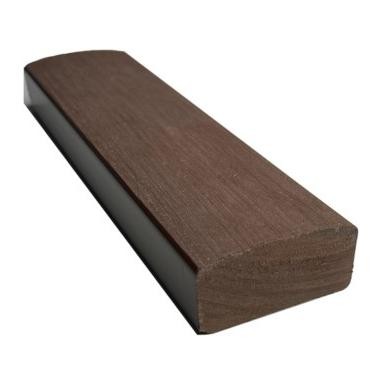 Лавочный брус Ecodecking Некст полнотелый брашированный 70х35 шоколад купить в Николаевске-на-Амуре