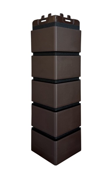 Угол Grand Line клинкерный кирпич ПРЕМИУМ Шоколадный (шов RAL 9005) купить в Николаевске-на-Амуре