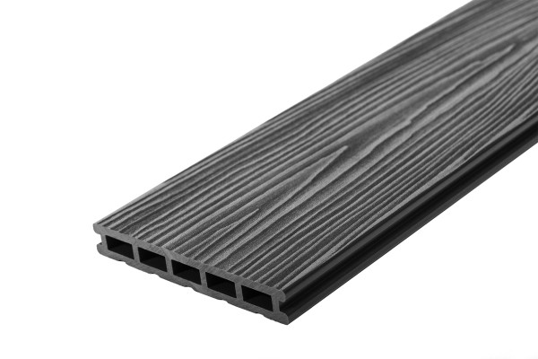 Террасная доска из ДПК RusDecking Unodeck Mogano - Графит купить в Николаевске-на-Амуре