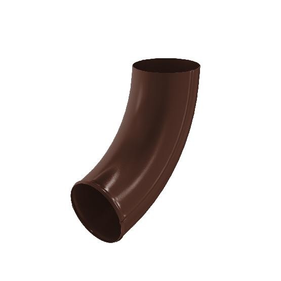 Водосток Aquasistem, система 125x90 - Отвод трубы RAL 8017 Коричневый купить в Николаевске-на-Амуре