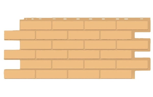 Фасадная панель T-Siding Кирпич Модерн Эко Крем купить в Николаевске-на-Амуре