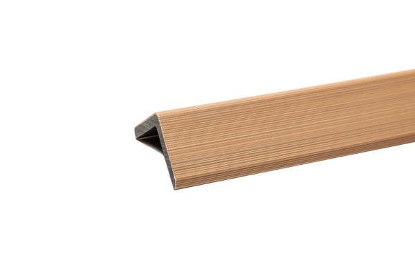 Уголок торцевой Ecodecking Скай коэкструзия 45х45х3000 Бук купить в Николаевске-на-Амуре