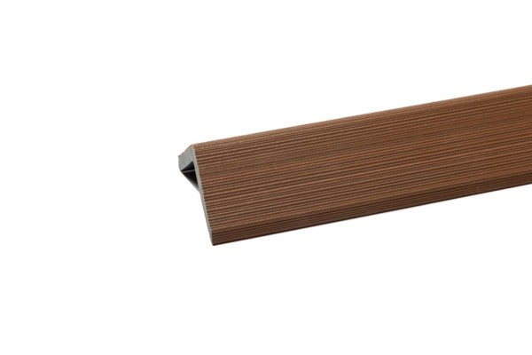 Уголок торцевой Ecodecking Скай коэкструзия 45х45х3000 Тик купить в Николаевске-на-Амуре